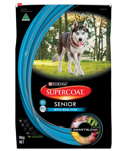 Supercoat Senior Dog Tuna (18kg)