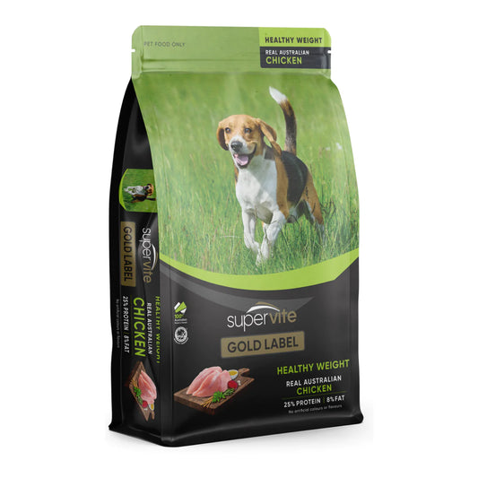 Supervite Gold Label Adult Dog Healthy Weight Australian Chicken