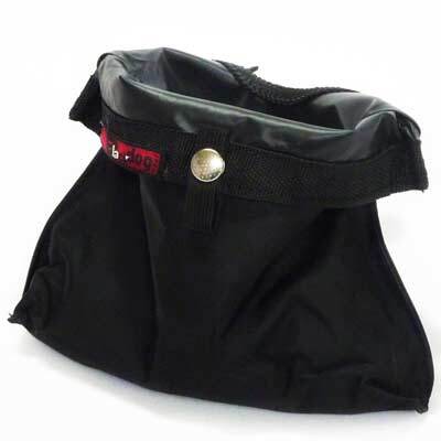 Black Dog Treat Pouch Regular Black