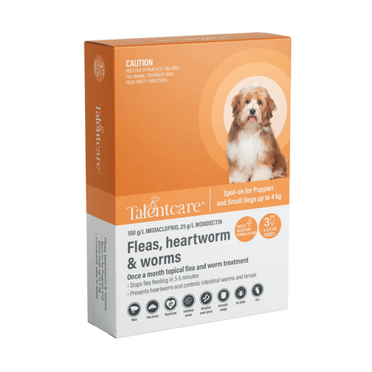 Talentcare Flea & Worm Treatment (Puppy/Small Dog) - Little Pet World