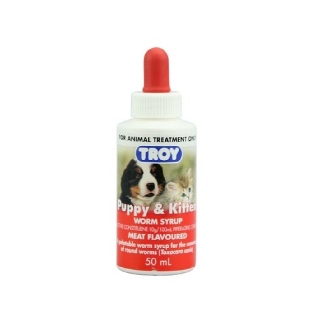 Troy Puppy & Kitten Worm Syrup 50 ml