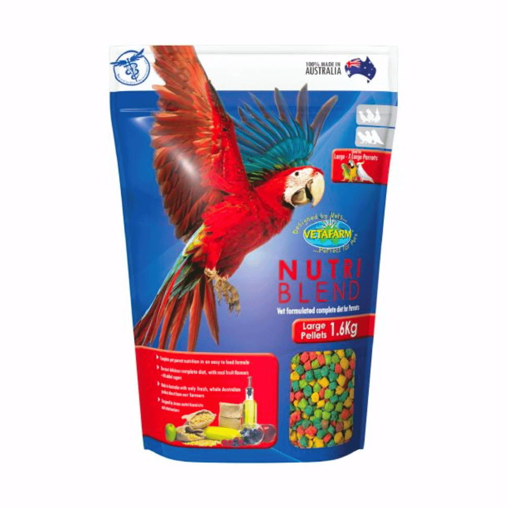 Vetafarm Nutriblend - Large (1.6kg) - Little Pet World