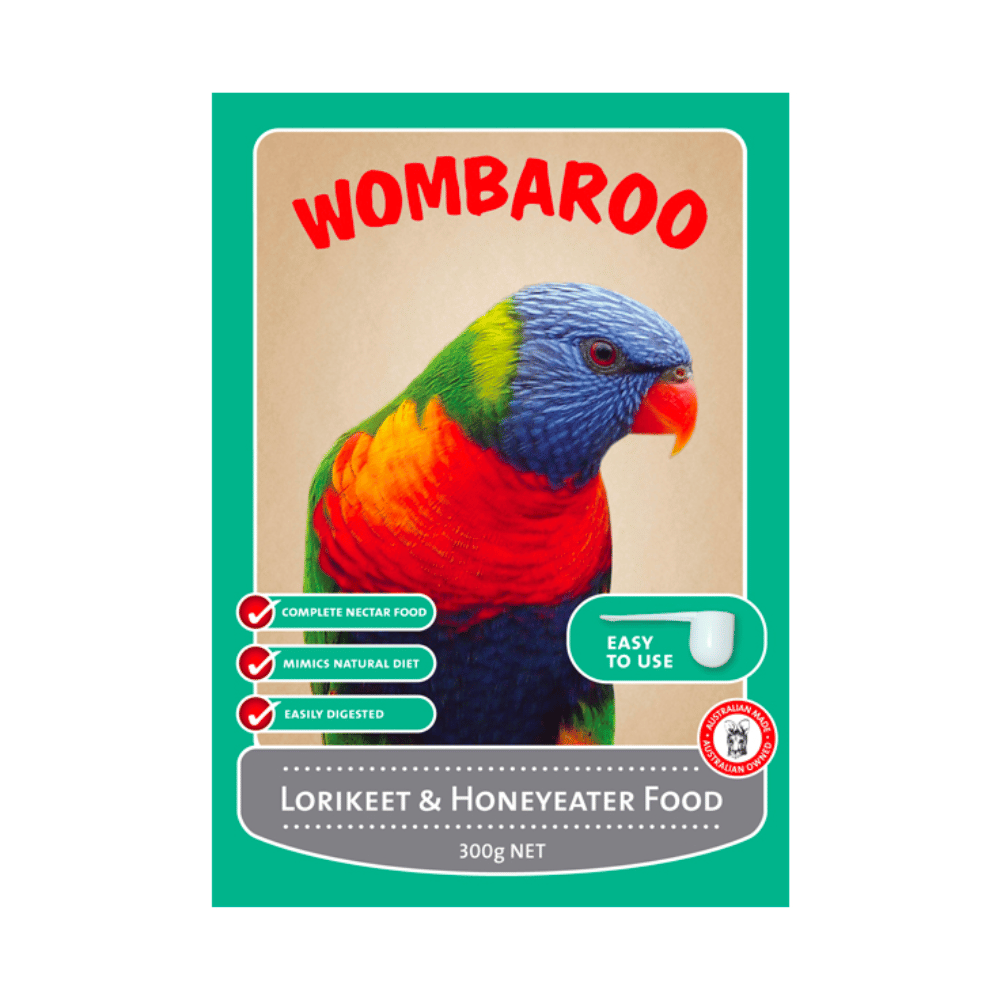 Wombaroo Lorikeet & Honeyeater Food - Little Pet World