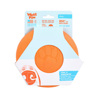 West Paw Zisc Flying Disc Fetch Dog Toy