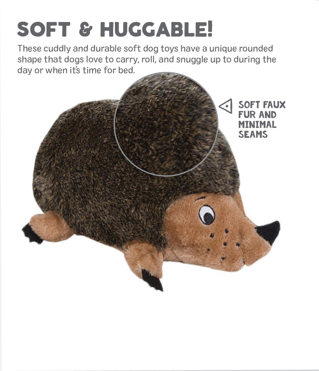 Outward Hound Plush Hedgehogz Large