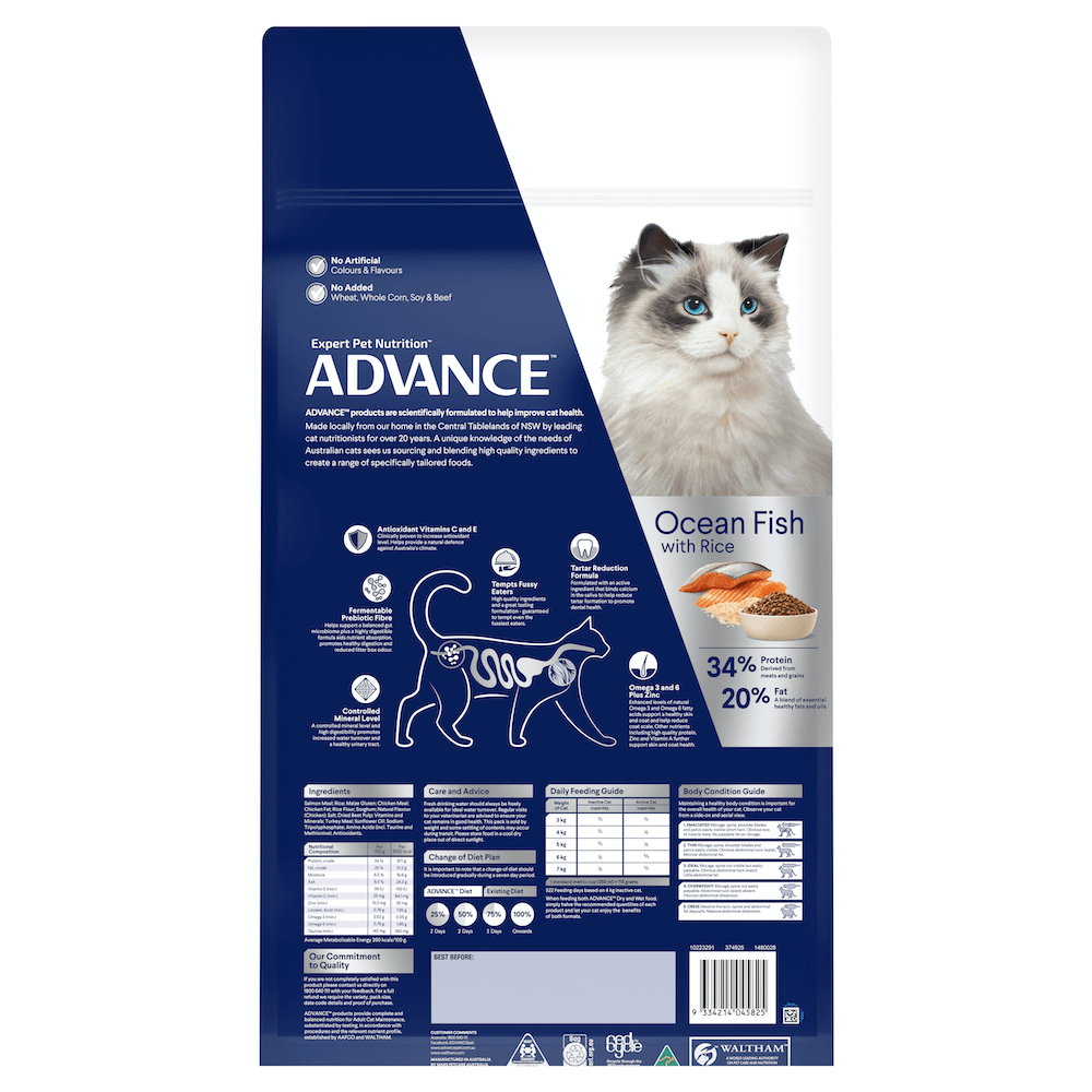 Advance Adult Cat Ocean Fish with Rice