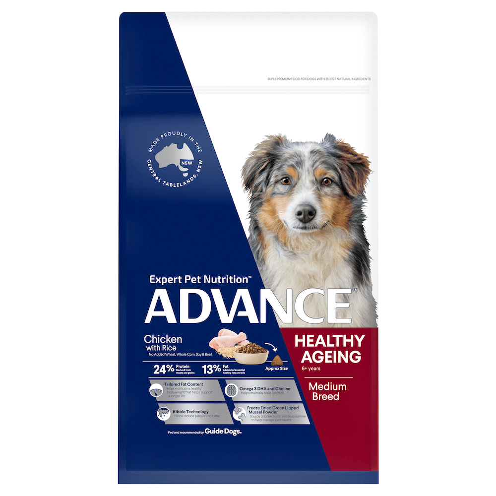 Advance Adult Dog Medium Breed Healthy Ageing (15kg)