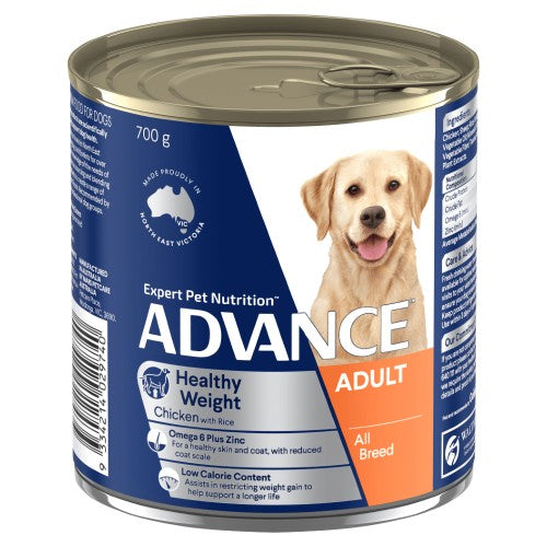 Advance Wet Food Tins Adult Dog Healthy Weight