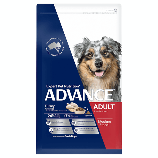 Advance Adult Dog Medium Breed Turkey (15kg)