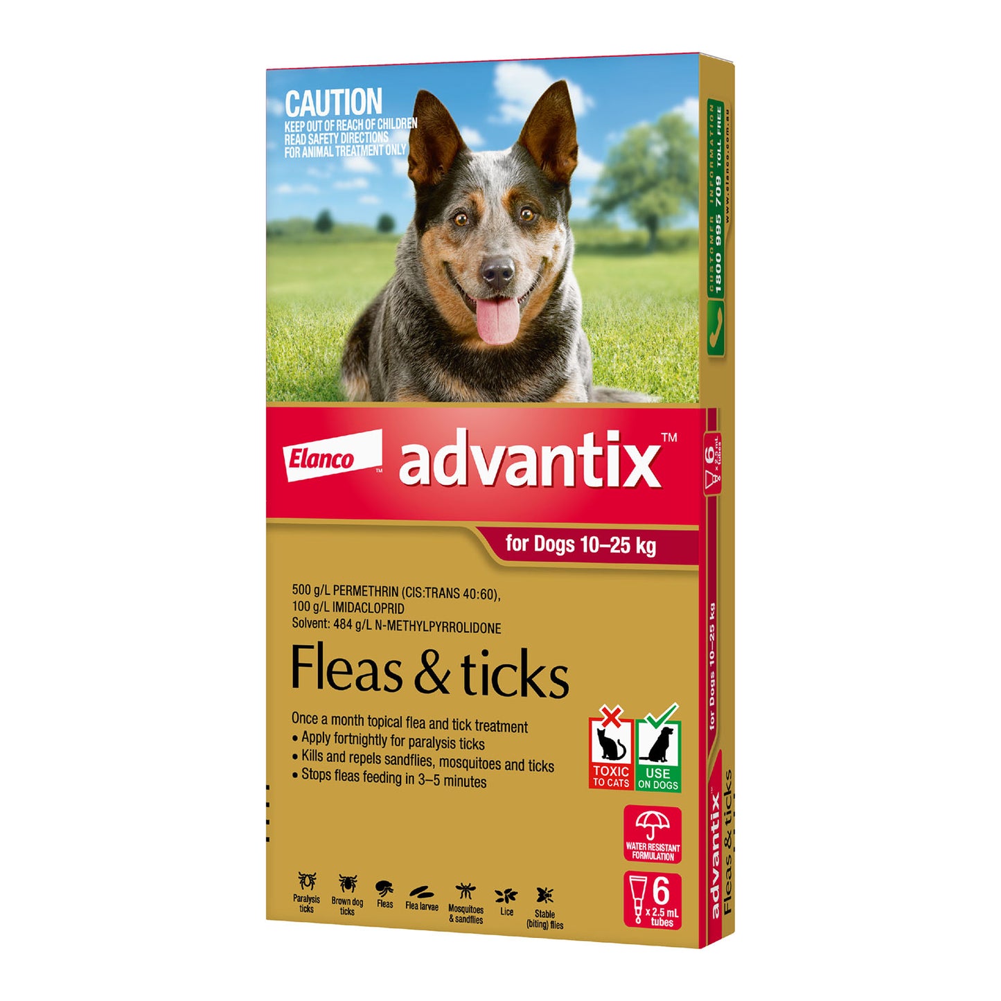 Advantix Dog 10-25kg 6's