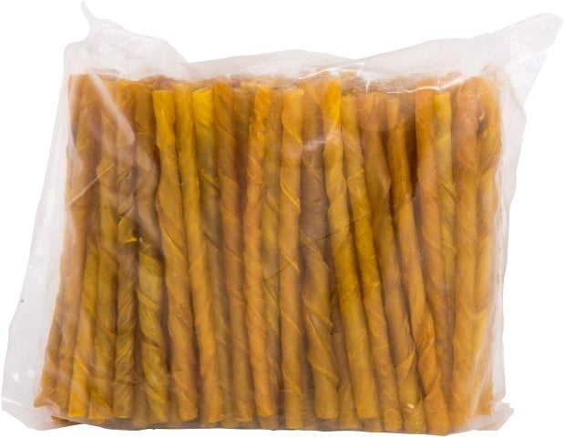 Rawhide Twist Sticks Chicken 5 Inch 100 Pack