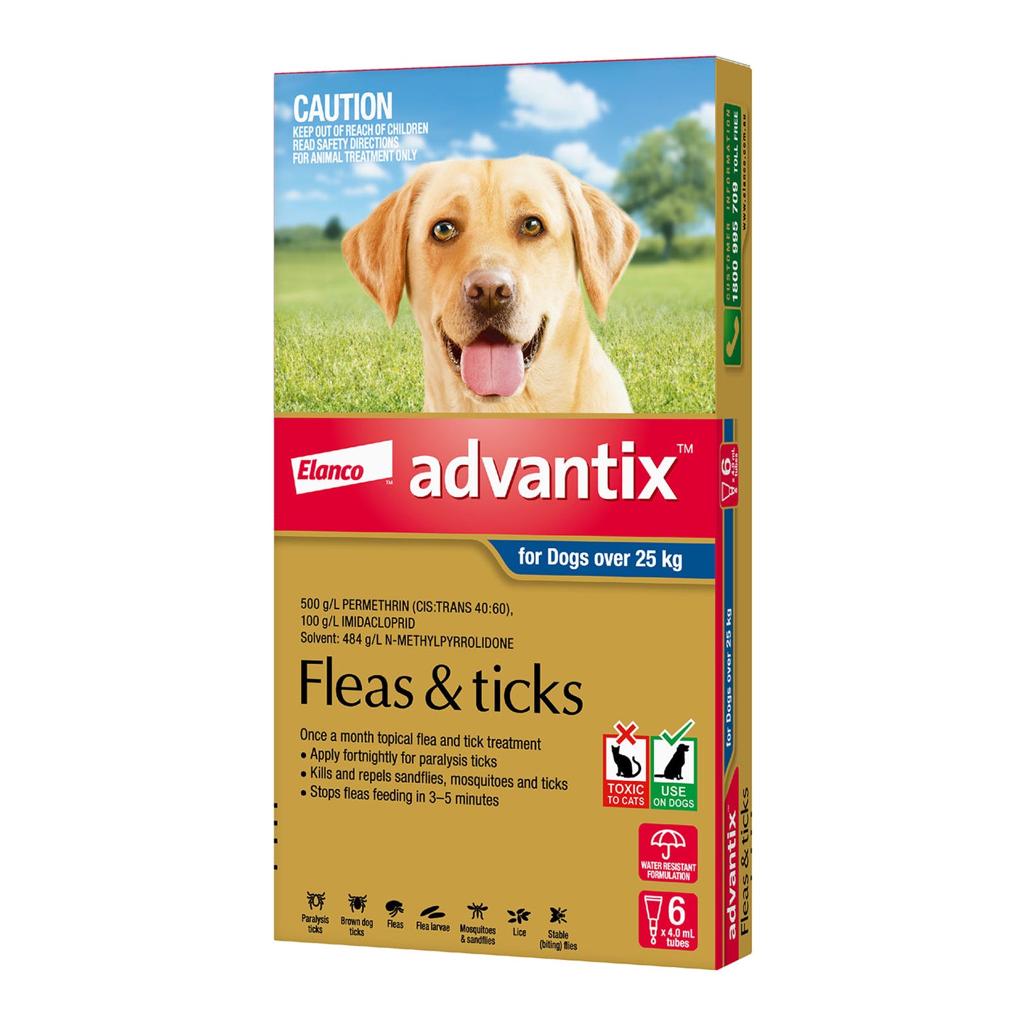 Advantix Dog over 25Kg 6's