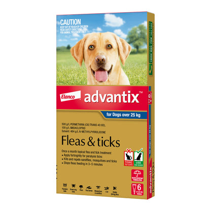 Advantix Dog over 25Kg 6's