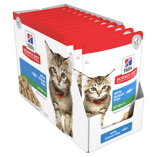 Hill's Science Diet Pouches Kitten Ocean Fish (12 x 85g)