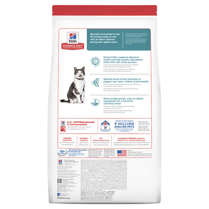 Hill's Science Diet Adult Cat (11+) Indoor