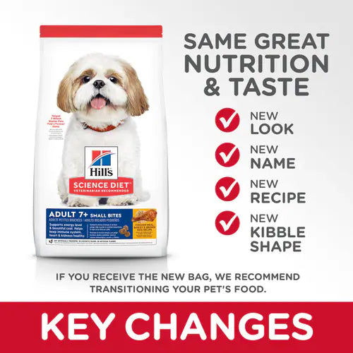 Hill's Science Diet Adult Dog (7+) Small Bites