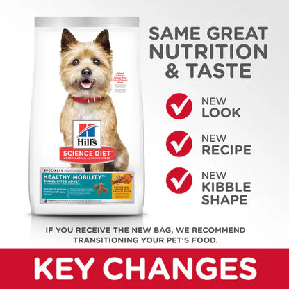 Hill's Science Diet Adult Dog Healthy Mobility Small Bites