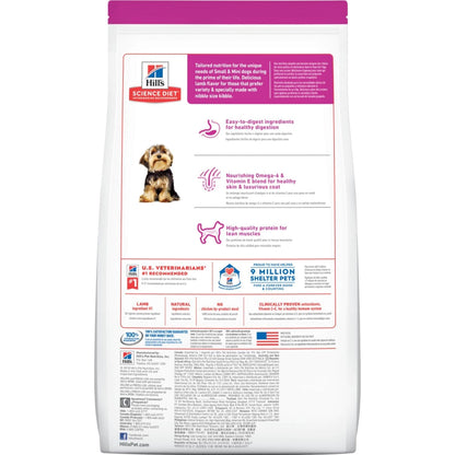 Hill’s Science Diet Adult Dog (1-6) Small Paws Lamb & Rice 2.04kg