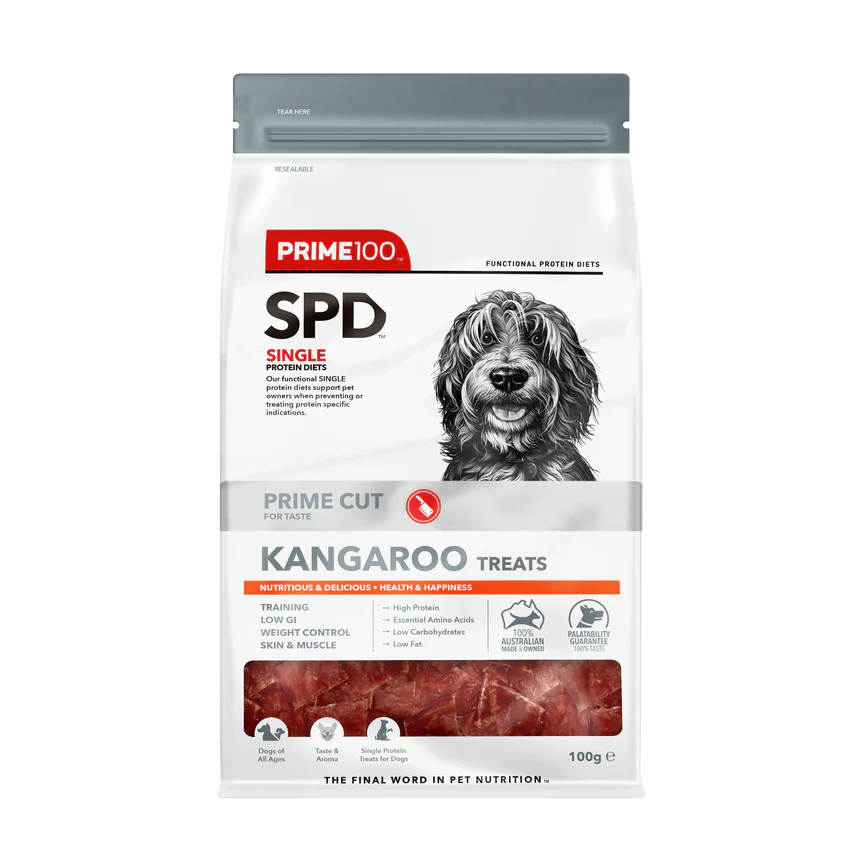 Prime100 SPD Prime Cut Kangaroo Treats (100g)