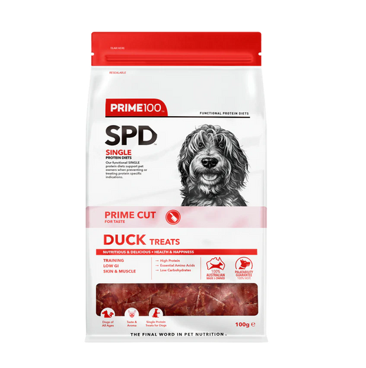 Prime100 SPD Prime Cut Duck Treats (100g)