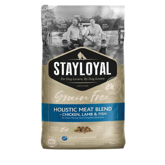 Stay Loyal Holistic Meat Blend of Chicken, Lamb & Fish GRAIN FREE