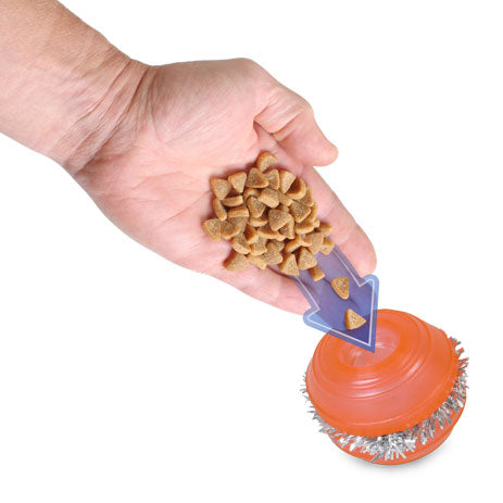 Omega Paw Tricky Treat Ball Treat & Food Dispensing Cat Toy